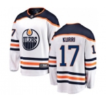 Youth Edmonton Oilers #17 Jari Kurri Fanatics Branded White Away Breakaway NHL Jersey