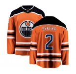 Youth Edmonton Oilers #2 Andrej Sekera Fanatics Branded Orange Home Breakaway NHL Jersey