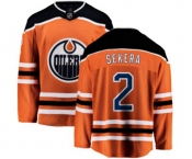 Youth Edmonton Oilers #2 Andrej Sekera Fanatics Branded Orange Home Breakaway NHL Jersey