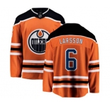 Youth Edmonton Oilers #6 Adam Larsson Fanatics Branded Orange Home Breakaway NHL Jersey