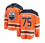 Youth Edmonton Oilers #75 Evan Bouchard Authentic Orange Home Fanatics Branded Breakaway NHL Jersey
