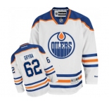 Youth Reebok Edmonton Oilers #62 Eric Gryba Authentic White Away NHL Jersey