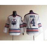 youth nhl jerseys edmonton oilers #4 hall white