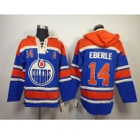 nhl edmonton oilers #14 eberle blue [pullover hooded sweatshirt](A)
