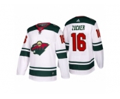 Men's adidas 2017-2018 Season Minnesota Wild #16 Jason Zucker Away Jersey