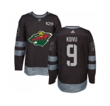 Minnesota Wild #9 Mikko Koivu Black 1917-2017 100th Anniversary Stitched NHL Jersey