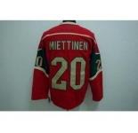 nhl minnesota wilds #20 miettinen red