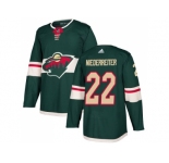 Youth Adidas Minnesota Wild #22 Nino Niederreiter Green Home Authentic Stitched NHL Jersey