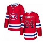 Adidas Montreal Canadiens #24 Phillip Danault Authentic Red Drift Fashion NHL Jersey