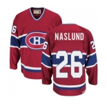 CCM Montreal Canadiens #26 Mats Naslund Authentic Red Throwback NHL Jersey