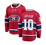 Montreal Canadiens #10 Guy Lafleur Authentic Red Home Fanatics Branded Breakaway NHL Jersey