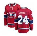 Montreal Canadiens #24 Phillip Danault Authentic Red Home Fanatics Branded Breakaway NHL Jersey