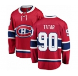 Montreal Canadiens #90 Tomas Tatar Authentic Red Home Fanatics Branded Breakaway NHL Jersey