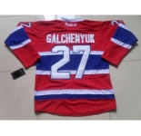 nhl jerseys montreal canadiens #27 galchenyuk red