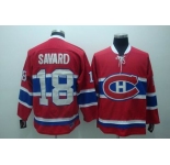 nhl montreal canadiens #18 savand red ccm