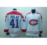 nhl montreal canadiens #41 halak white