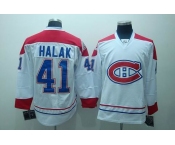 nhl montreal canadiens #41 halak white