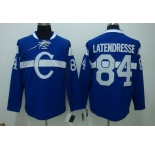 nhl montreal canadiens #84 lateneresse blue