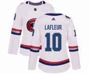 Women Adidas Montreal Canadiens #10 Guy Lafleur Authentic White 2017 100 Classic NHL Jersey