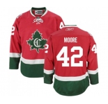 Women Reebok Montreal Canadiens #42 Dominic Moore Authentic Red New CD NHL Jersey