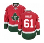 Women Reebok Montreal Canadiens #61 Xavier Ouellet Authentic Red New CD NHL Jersey