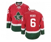 Women's Reebok Montreal Canadiens #6 Shea Weber Premier Red New CD NHL Jersey