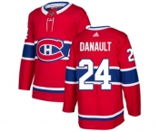 Youth Adidas Montreal Canadiens #24 Phillip Danault Premier Red Home NHL Jersey