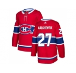 Youth Adidas Montreal Canadiens #27 Alex Galchenyuk Red Home Authentic Stitched NHL Jersey