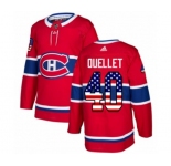 Youth Adidas Montreal Canadiens #40 Joel Armia Authentic Red USA Flag Fashion NHL Jersey