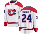 Youth Montreal Canadiens #24 Phillip Danault Authentic White Away Fanatics Branded Breakaway NHL Jersey