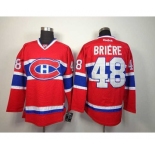 nhl jerseys montreal canadiens #48 briere red