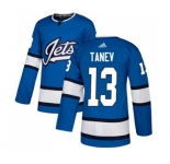 Adidas Winnipeg Jets #13 Brandon Tanev Authentic Blue Alternate NHL Jersey