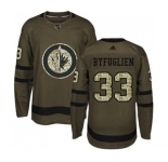 Adidas Winnipeg Jets #33 Dustin Byfuglien Authentic Green Salute to Service NHL Jersey