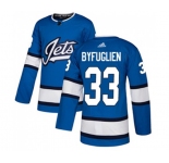 Adidas Winnipeg Jets #33 Dustin Byfuglien Premier Blue Alternate NHL Jersey