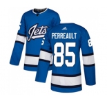 Adidas Winnipeg Jets #85 Mathieu Perreault Authentic Blue Alternate NHL Jersey