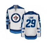 Men's Reebok Winnipeg Jets #29 Patrik Laine Authentic White Away NHL Jersey