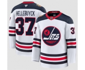 Men's Winnipeg Jets #37 Connor Hellebuyck White 2026 Home Stitched Hockey Jersey