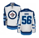Reebok Winnipeg Jets #56 Marko Dano Authentic White Away NHL Jersey