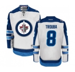 Reebok Winnipeg Jets #8 Jacob Trouba Authentic White Away NHL Jersey