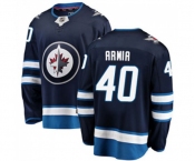 Winnipeg Jets #40 Joel Armia Fanatics Branded Navy Blue Home Breakaway NHL Jersey