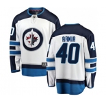 Winnipeg Jets #40 Joel Armia Fanatics Branded White Away Breakaway NHL Jersey