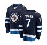 Winnipeg Jets #7 Keith Tkachuk Fanatics Branded Navy Blue Home Breakaway NHL Jersey