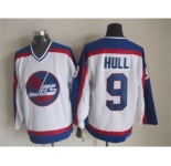 nhl jerseys winnipeg jets #9 hull white[m&n][hull]