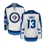 Women Reebok Winnipeg Jets #13 Brandon Tanev Authentic White Away NHL Jersey