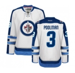 Women Reebok Winnipeg Jets #3 Tucker Poolman Authentic White Away NHL Jersey