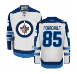 Women Reebok Winnipeg Jets #85 Mathieu Perreault Authentic White Away NHL Jersey