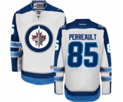Women Reebok Winnipeg Jets #85 Mathieu Perreault Authentic White Away NHL Jersey