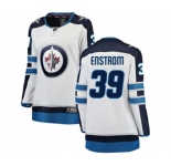 Women Winnipeg Jets #39 Tobias Enstrom Fanatics Branded White Away Breakaway NHL Jersey