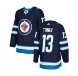 Youth Adidas Winnipeg Jets #13 Brandon Tanev Authentic Navy Blue Home NHL Jersey