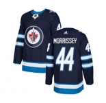 Youth Adidas Winnipeg Jets #44 Josh Morrissey Authentic Navy Blue Home NHL Jersey